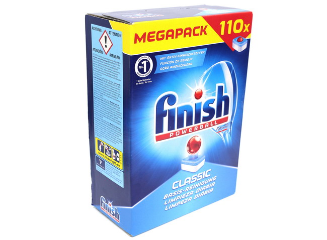 Viên rửa bát Finish MEGAPACK hộp 110 Viên